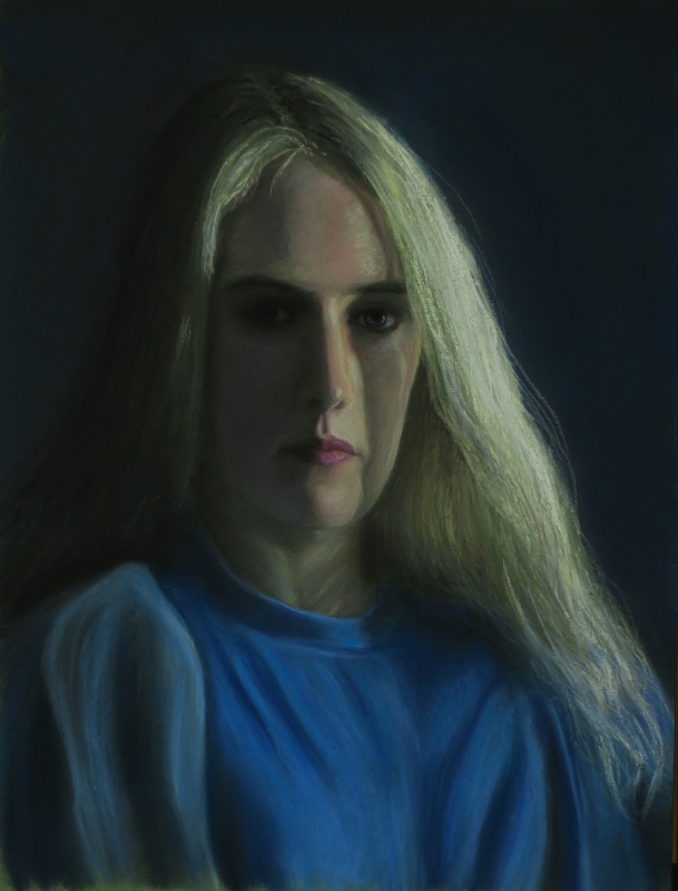 Lisa (white hair) by artist Timothy Woolsey
